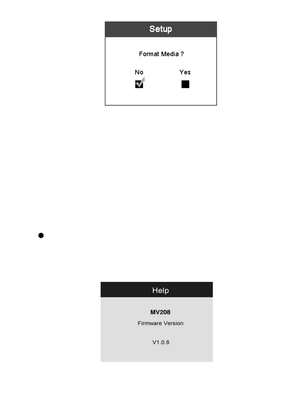 Help | Autel Maxivideo MV208 User Manual | Page 23 / 32