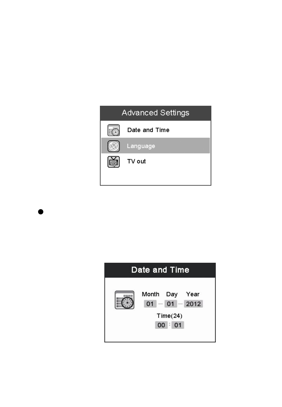 Date and time | Autel Maxivideo MV208 User Manual | Page 24 / 32