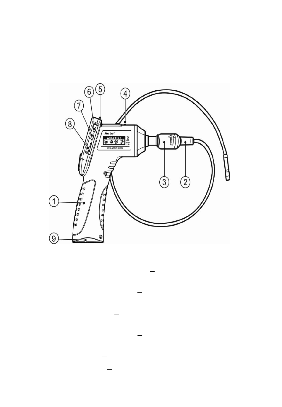 Omponents and, Orts, 4 tool components and ports | Autel Maxivideo MV208 User Manual | Page 7 / 32