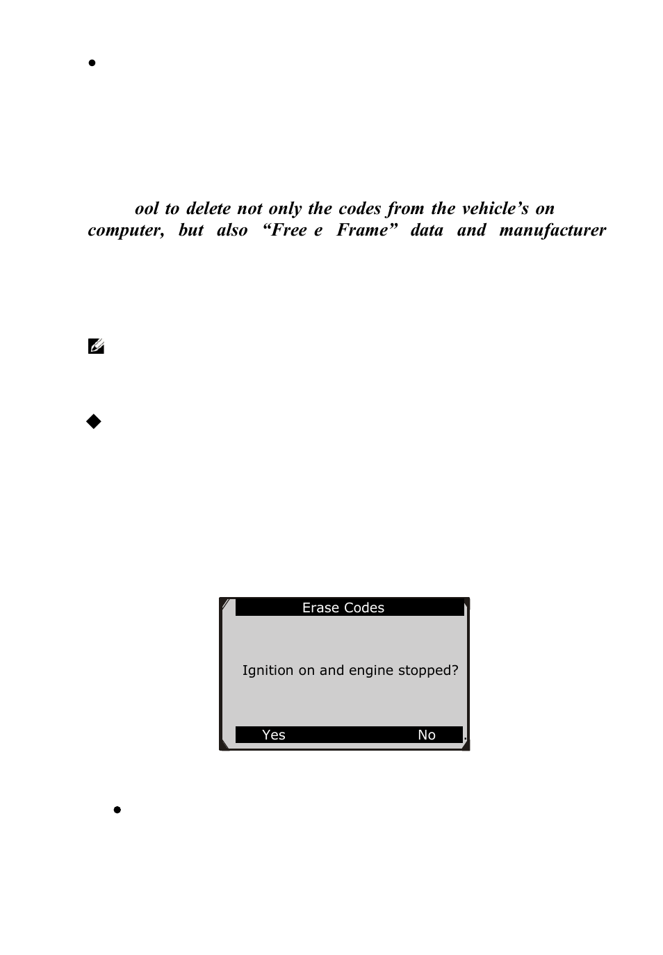 Rase, Odes, 2 erase codes | Autel MaxiDiag Elite MD701 User Manual | Page 41 / 90