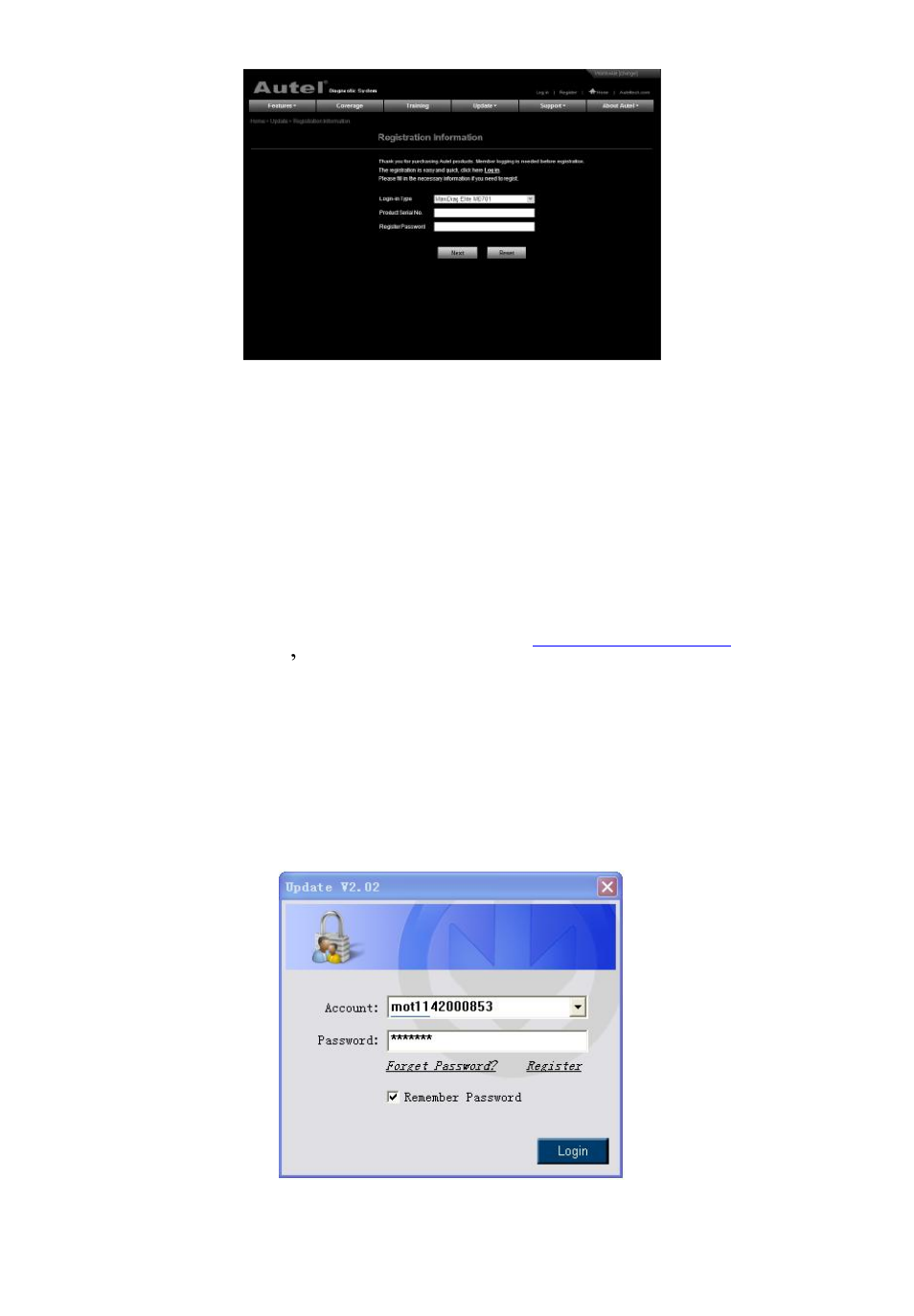Pdate, Rocedure, Update procedure | Autel MaxiDiag Elite MD701 User Manual | Page 86 / 90