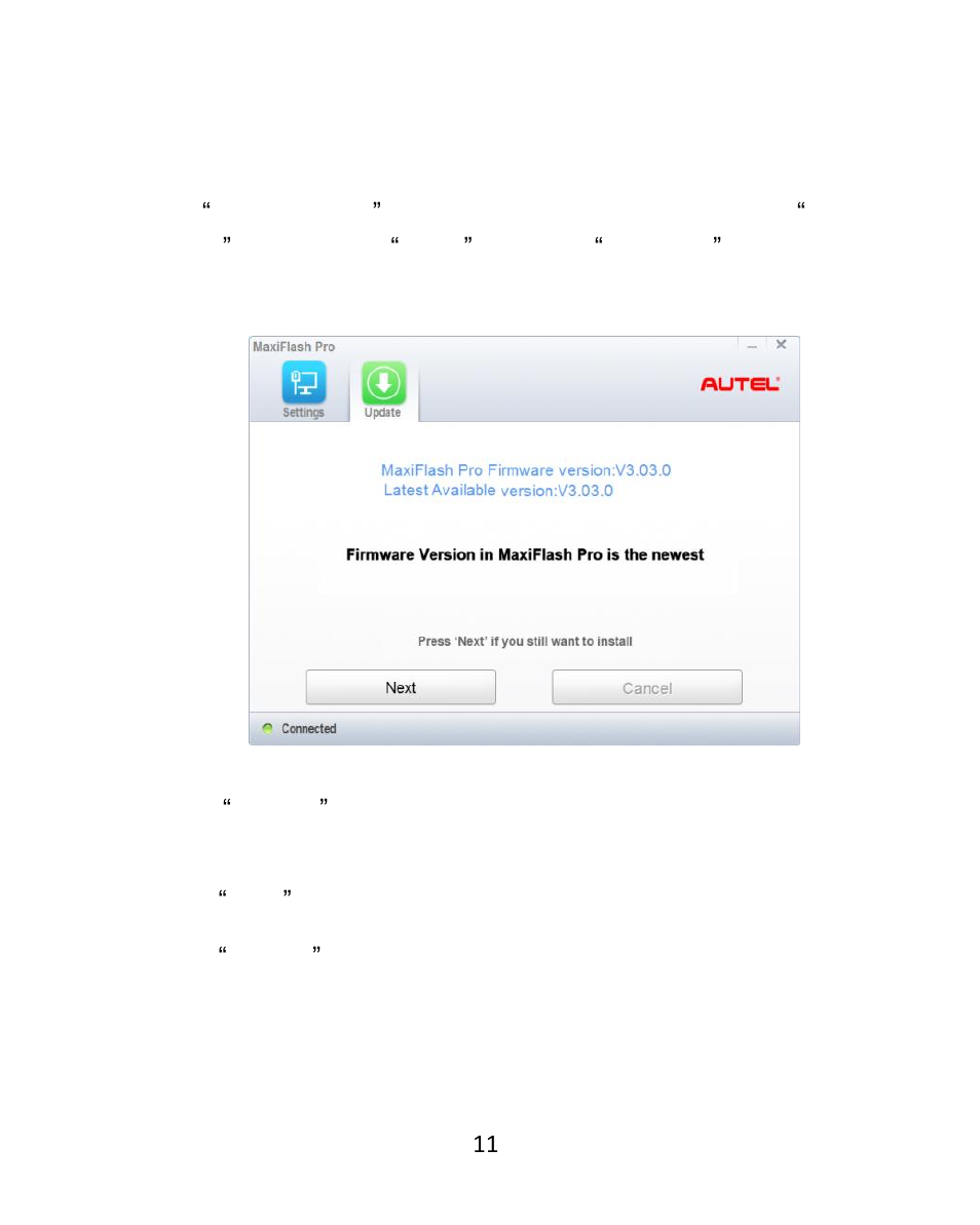 Autel Wireless Diagnostic Interface User Manual | Page 12 / 13