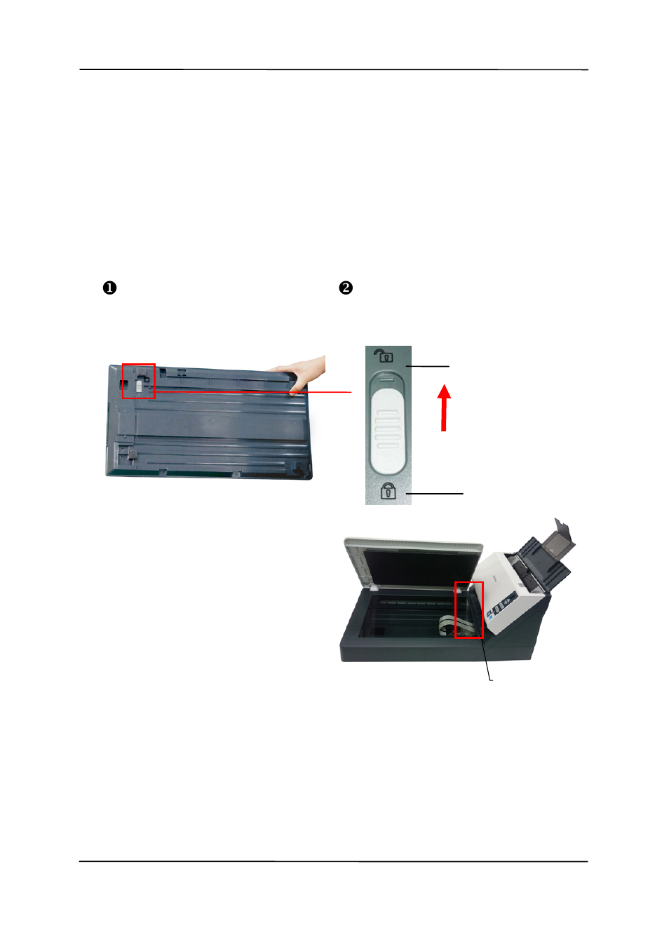 2 unlocking your scanner | Avision AV1860 (DL-1101S/DL-1103S) User Manual | Page 12 / 121