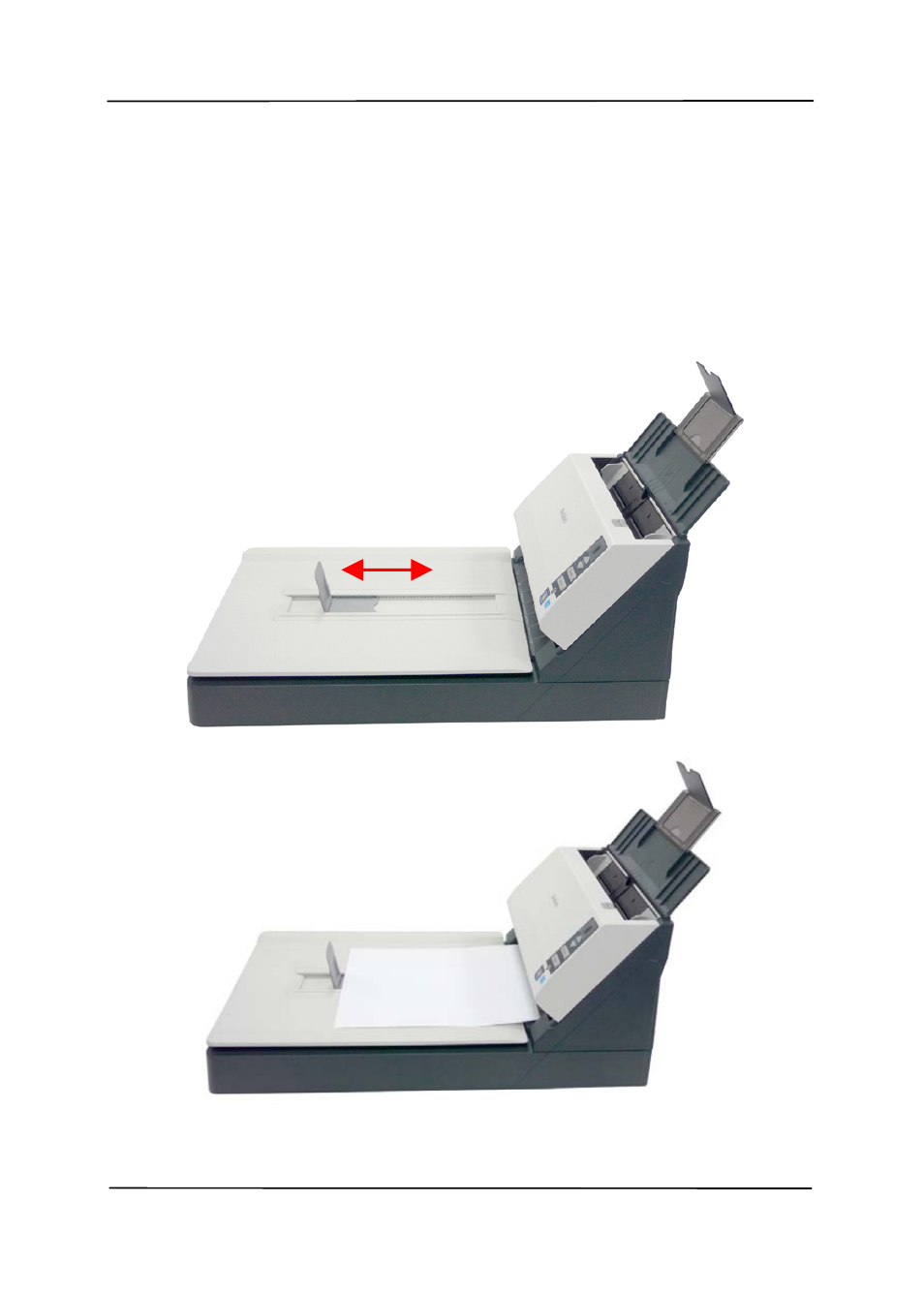 2 using the paper stopper | Avision AV1860 (DL-1101S/DL-1103S) User Manual | Page 23 / 121