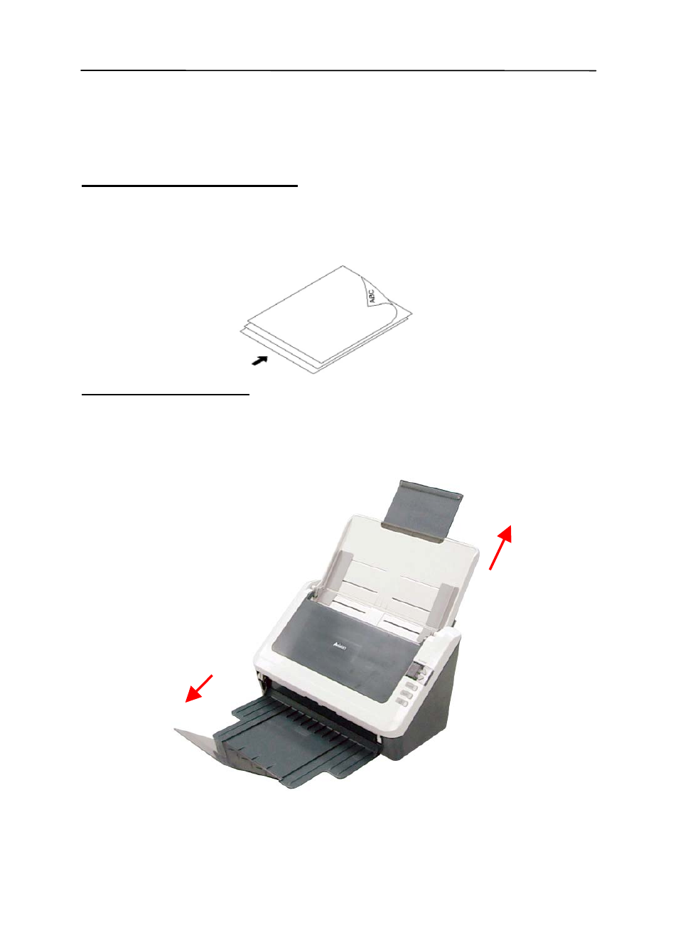 2 loading your document in the adf paper tray, Loading your document in the adf, Paper tray -2 | Avision AV176+ (FL-1006S) User Manual | Page 16 / 109