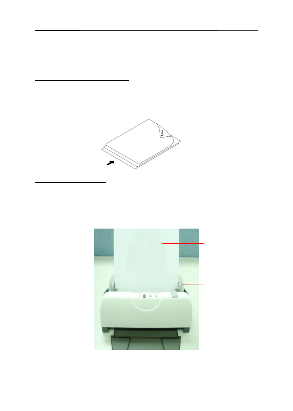 2 placing your document in the adf paper tray, Placing your document in the adf paper, Tray -2 | Avision AV121 (FF-0506/FF-0508/FF-0608S) User Manual | Page 19 / 90