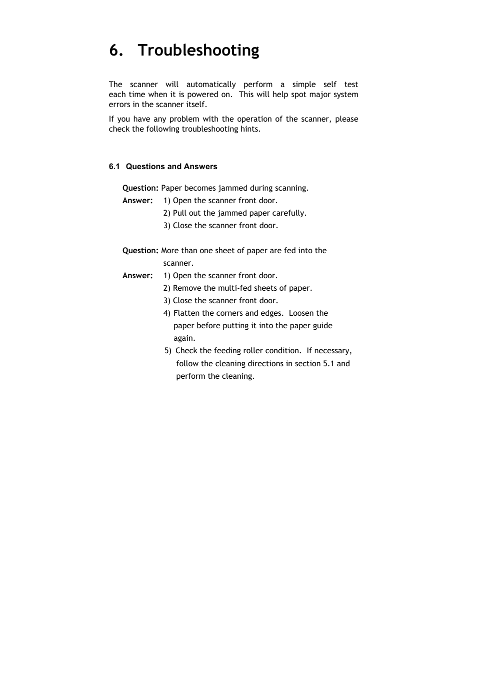 Troubleshooting | Avision AV120 User Manual | Page 41 / 46