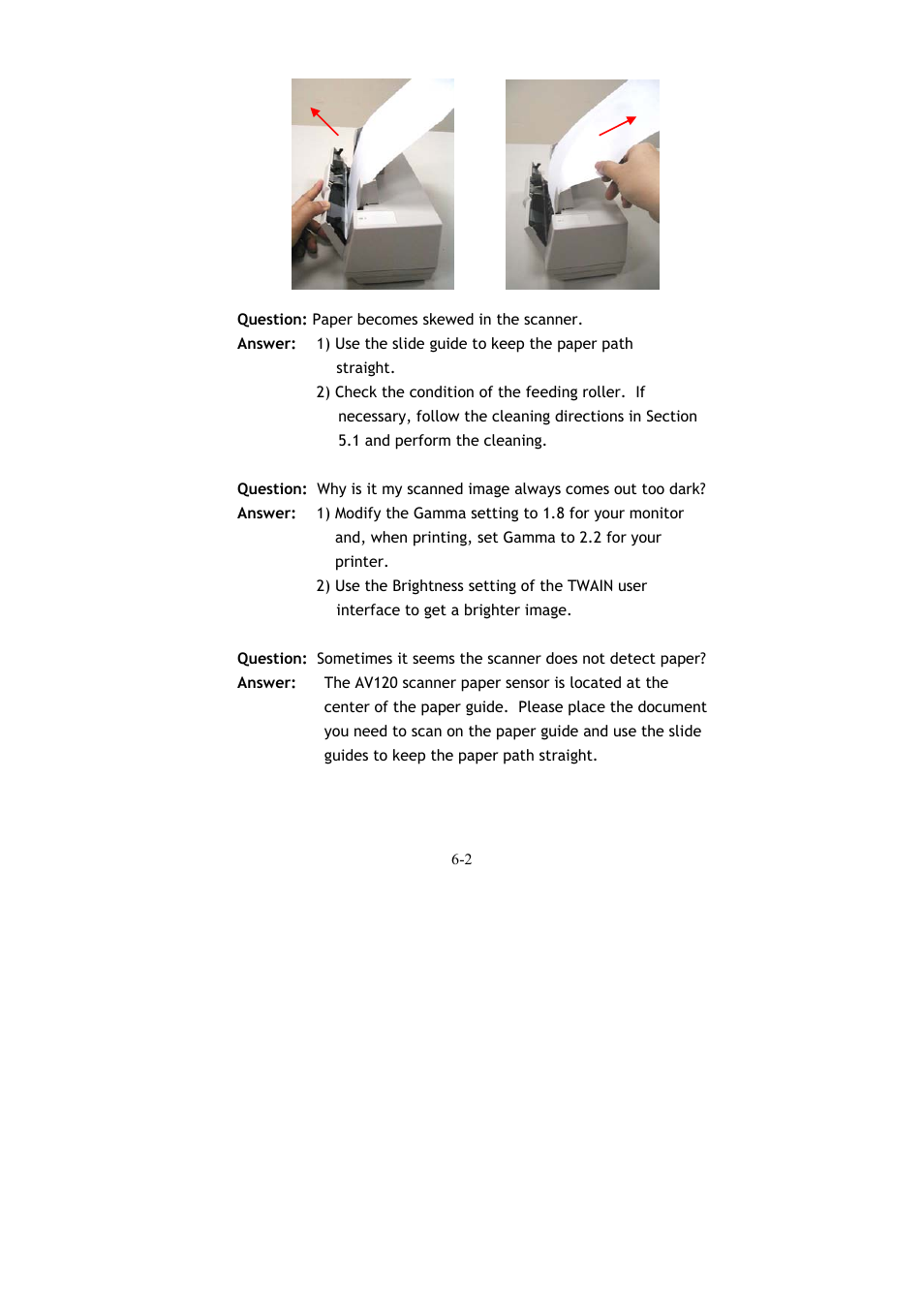 Avision AV120 User Manual | Page 42 / 46