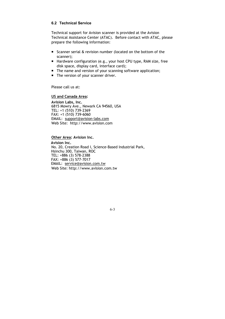 Avision AV120 User Manual | Page 43 / 46