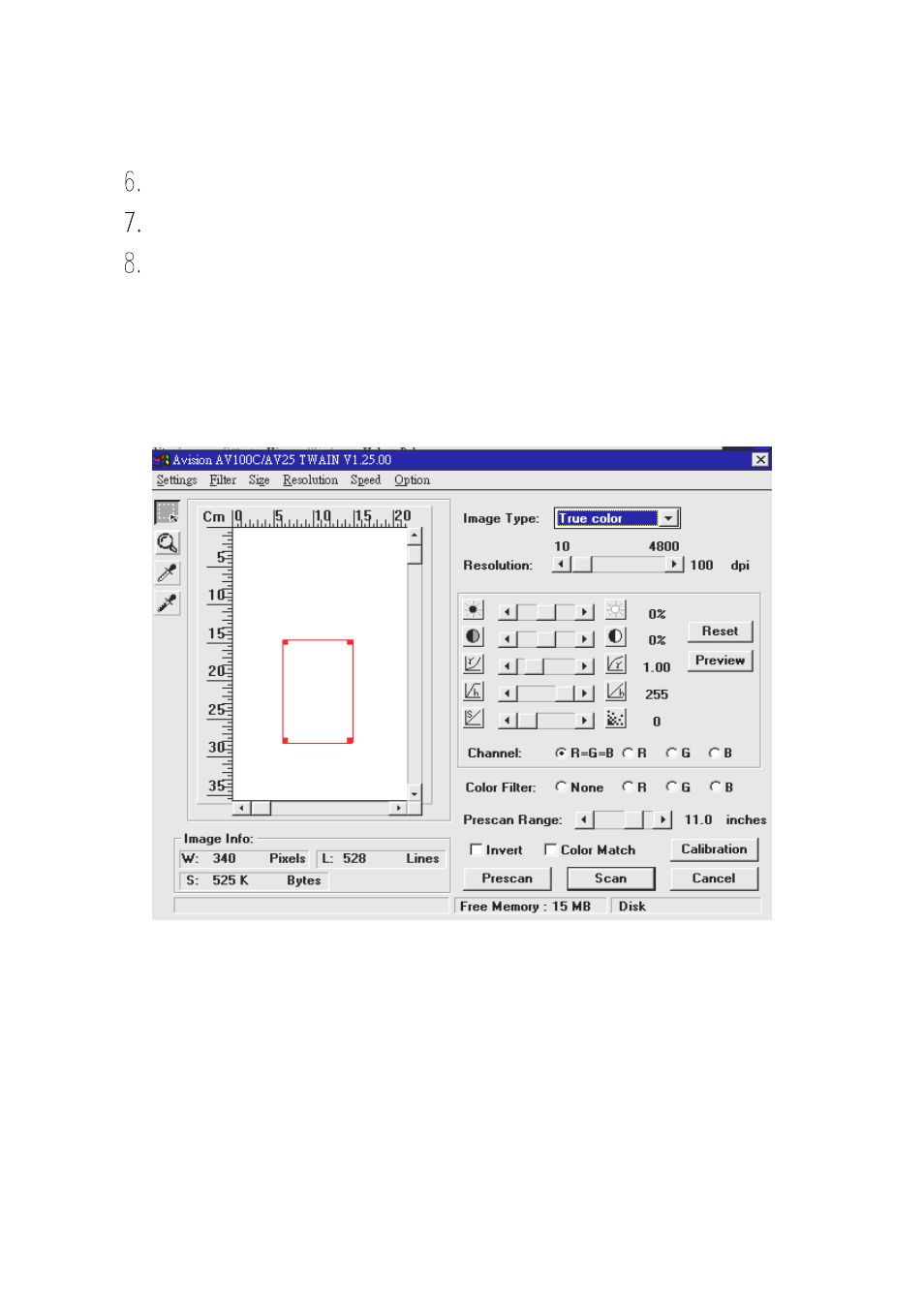 Avision AV100III User Manual | Page 18 / 39