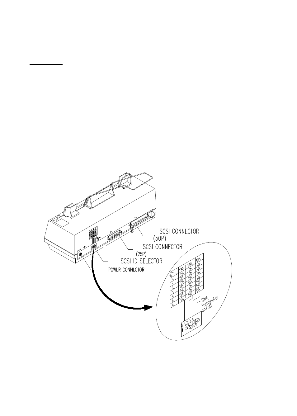 4 setting the scsi id | Avision AV100CS User Manual | Page 17 / 48