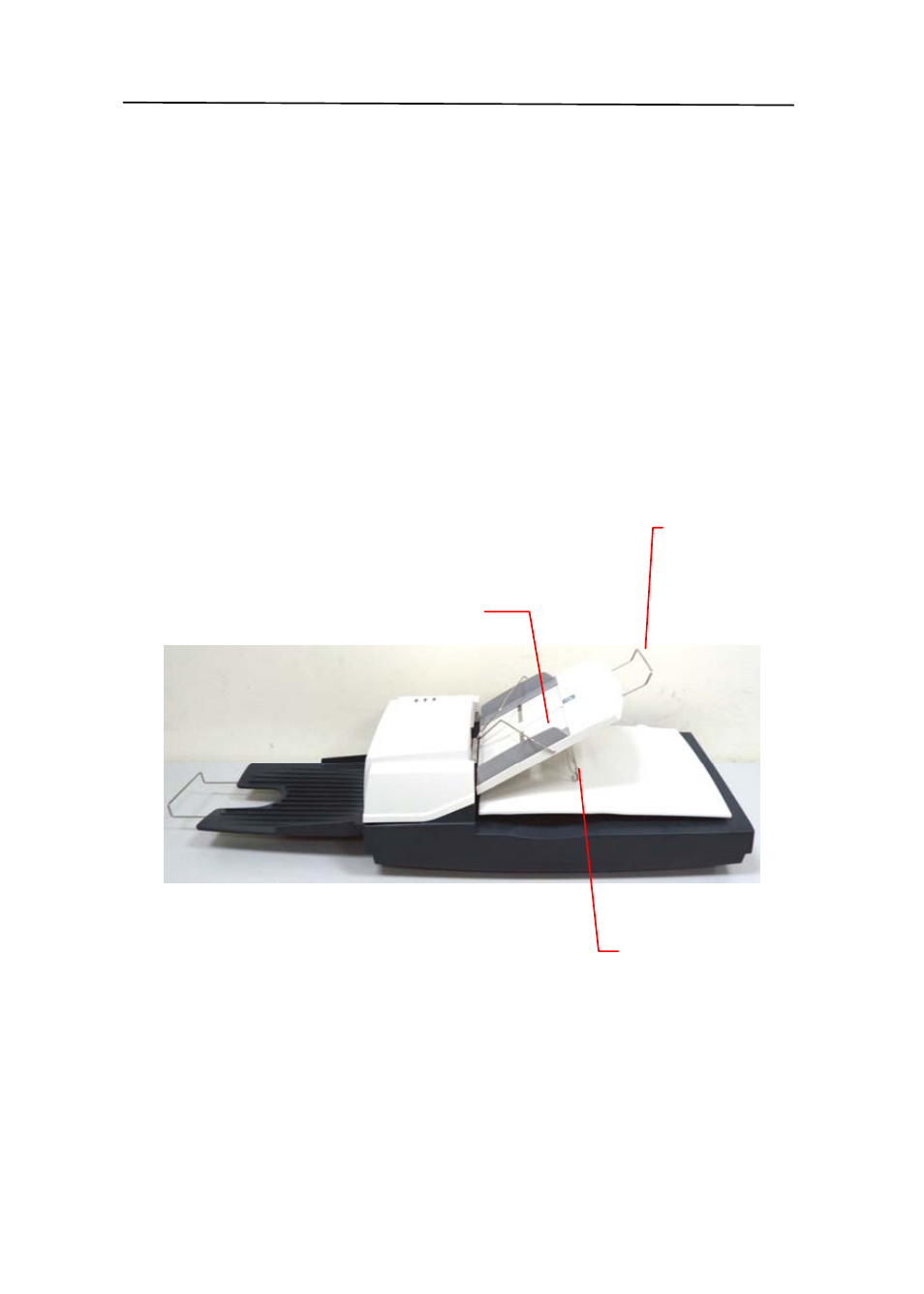 2 adf paper chute, Adf paper chute -5 | Avision AV3200U+ (DF-0902H) User Manual | Page 12 / 104
