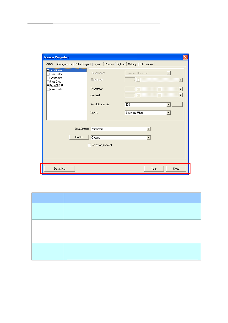 Avision AV320D2+ (FT-0807H) User Manual | Page 29 / 86