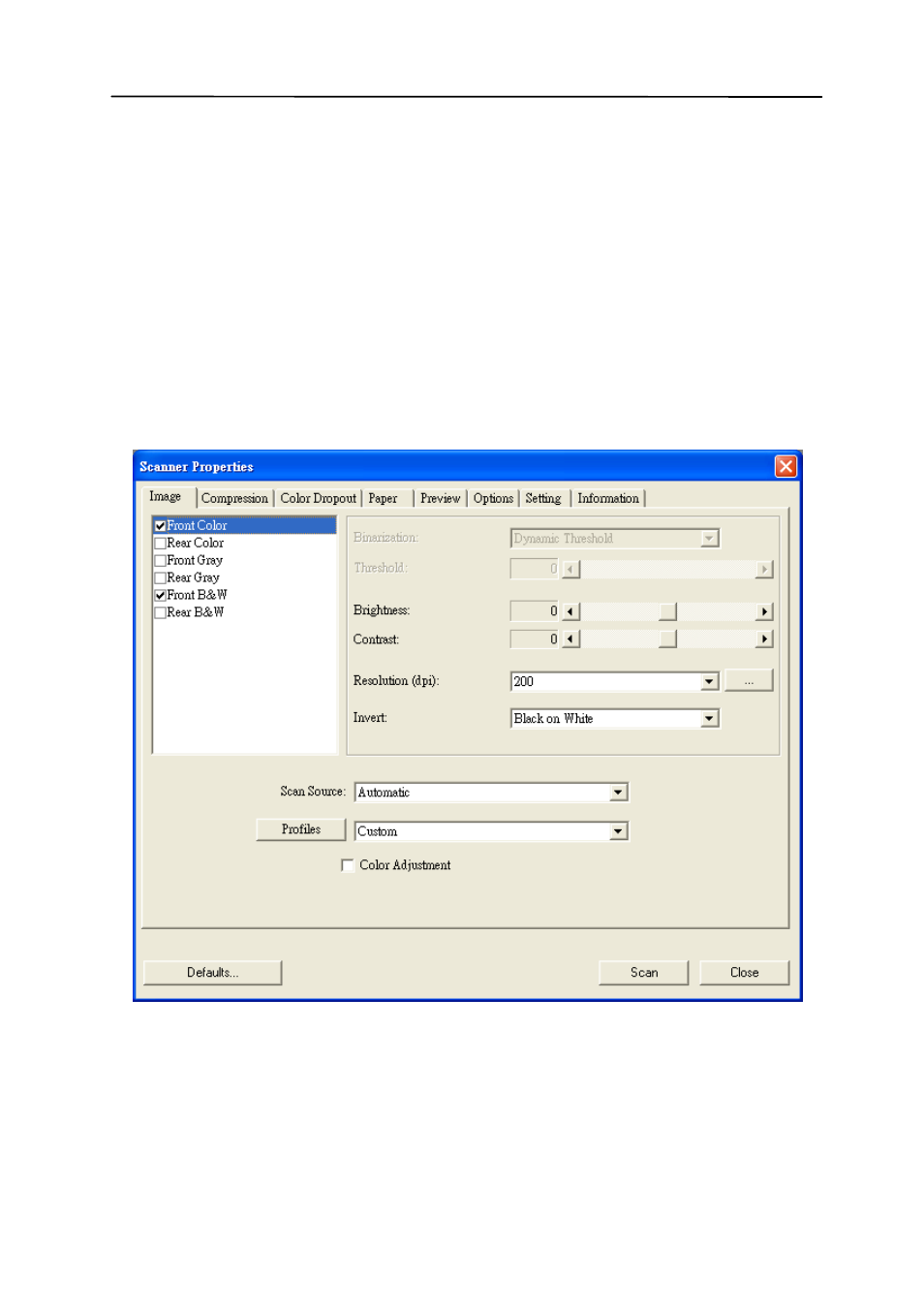 Avision AV320D2+ (FT-0807H) User Manual | Page 31 / 86