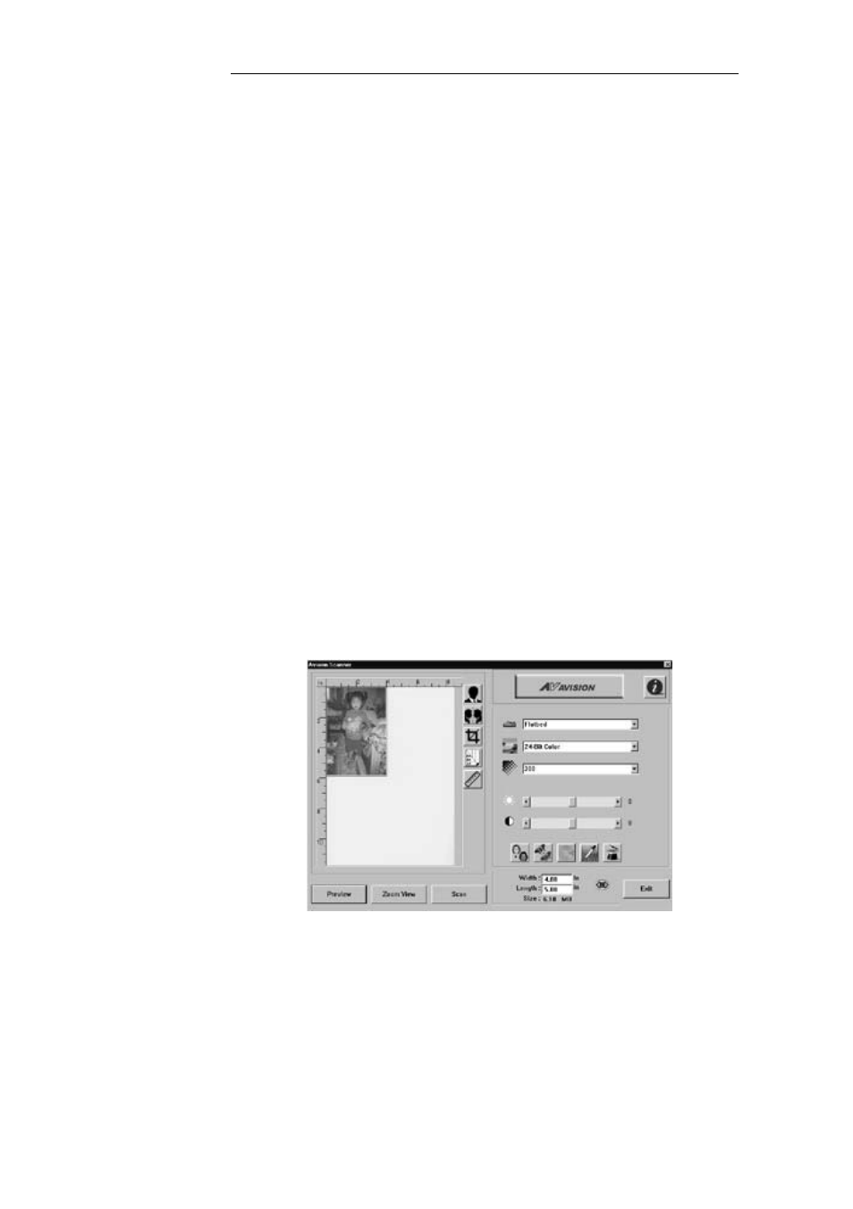 1 user interface operation | Avision AV3200C User Manual | Page 22 / 59