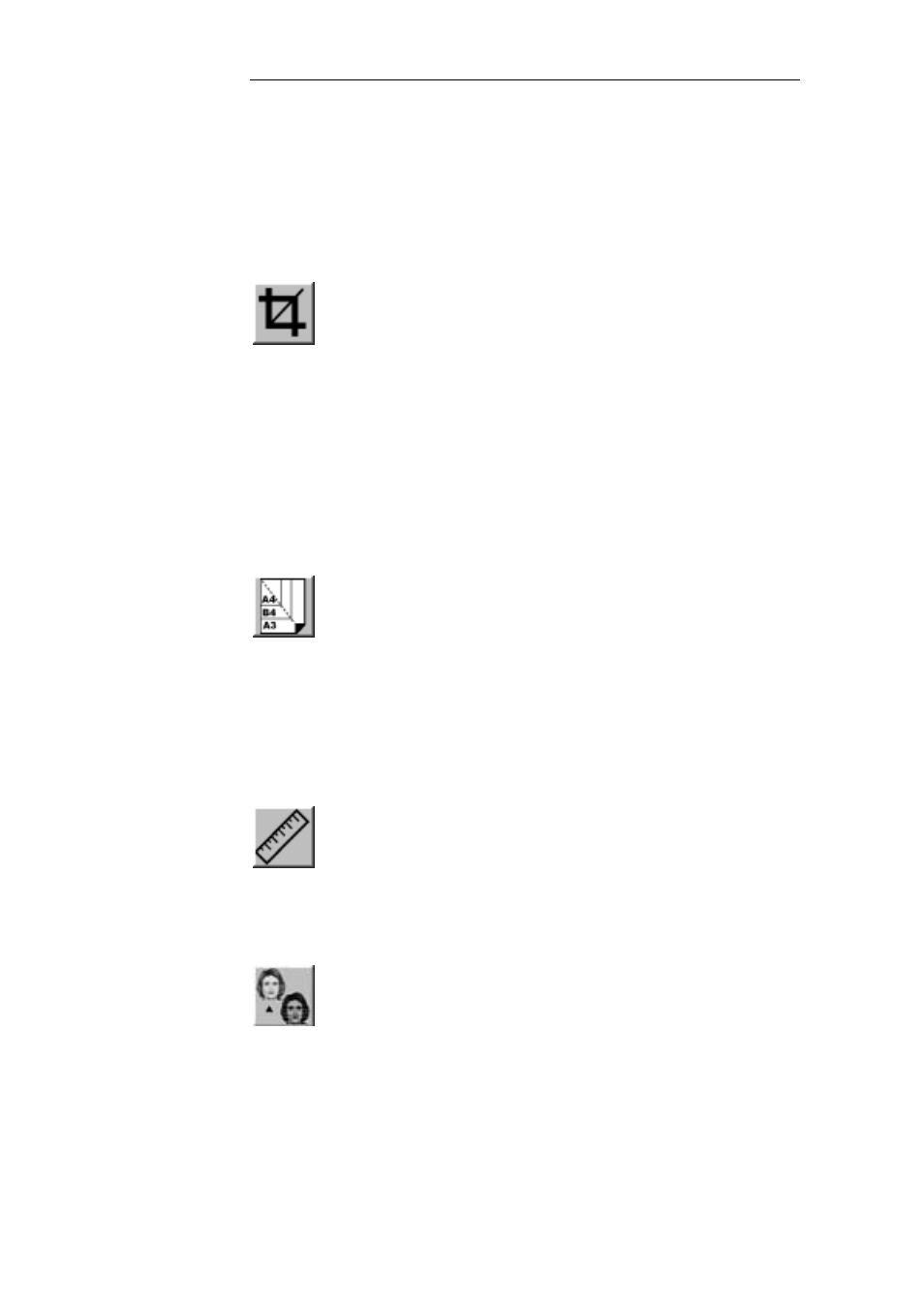 8 preview auto-area, 9 paper size, 10 units | 11 descreen | Avision AV3200C User Manual | Page 35 / 59