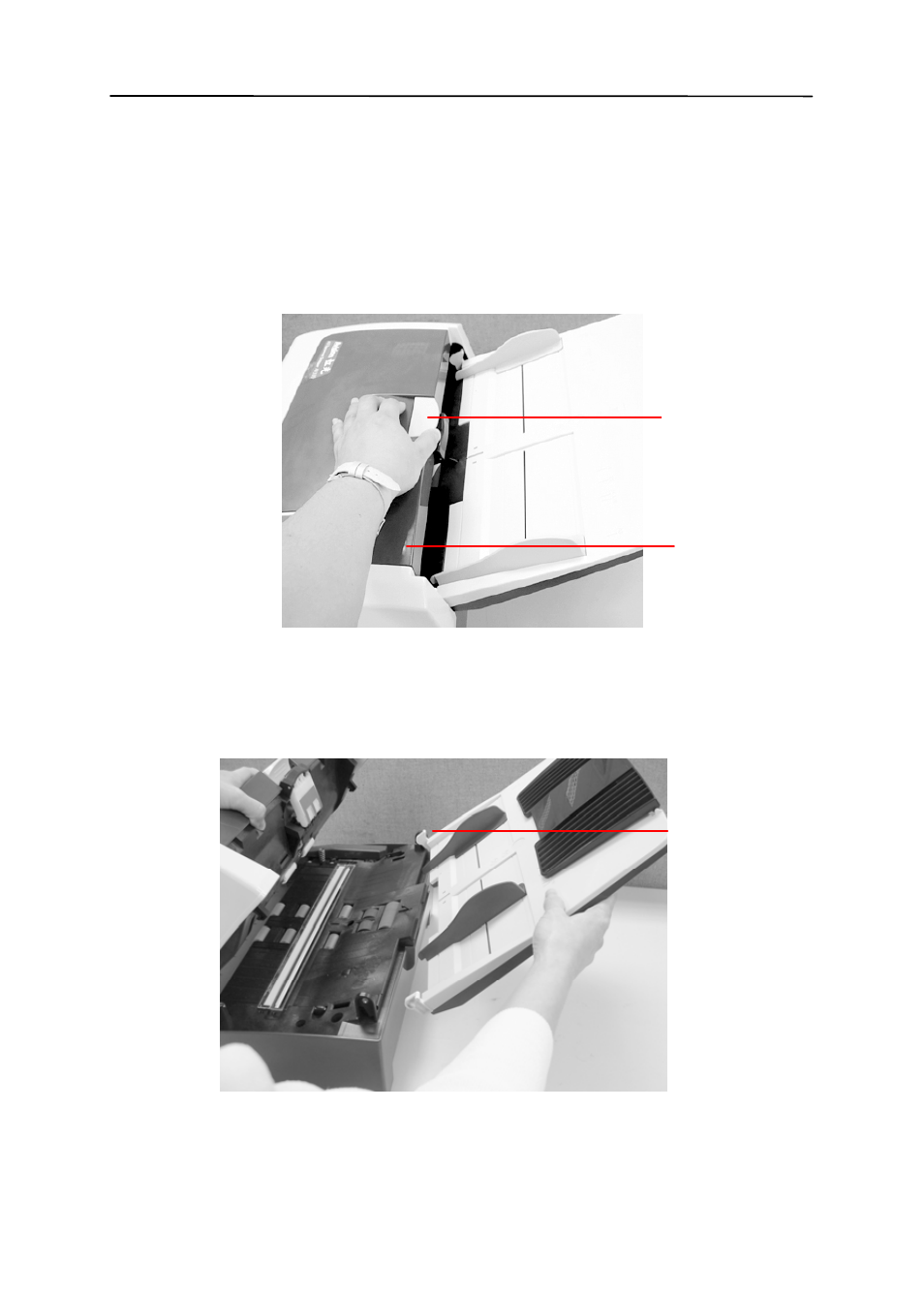 Installing the input paper tray, Installing the input paper tray -2 | Avision AV320 (FT-0604H) User Manual | Page 11 / 79