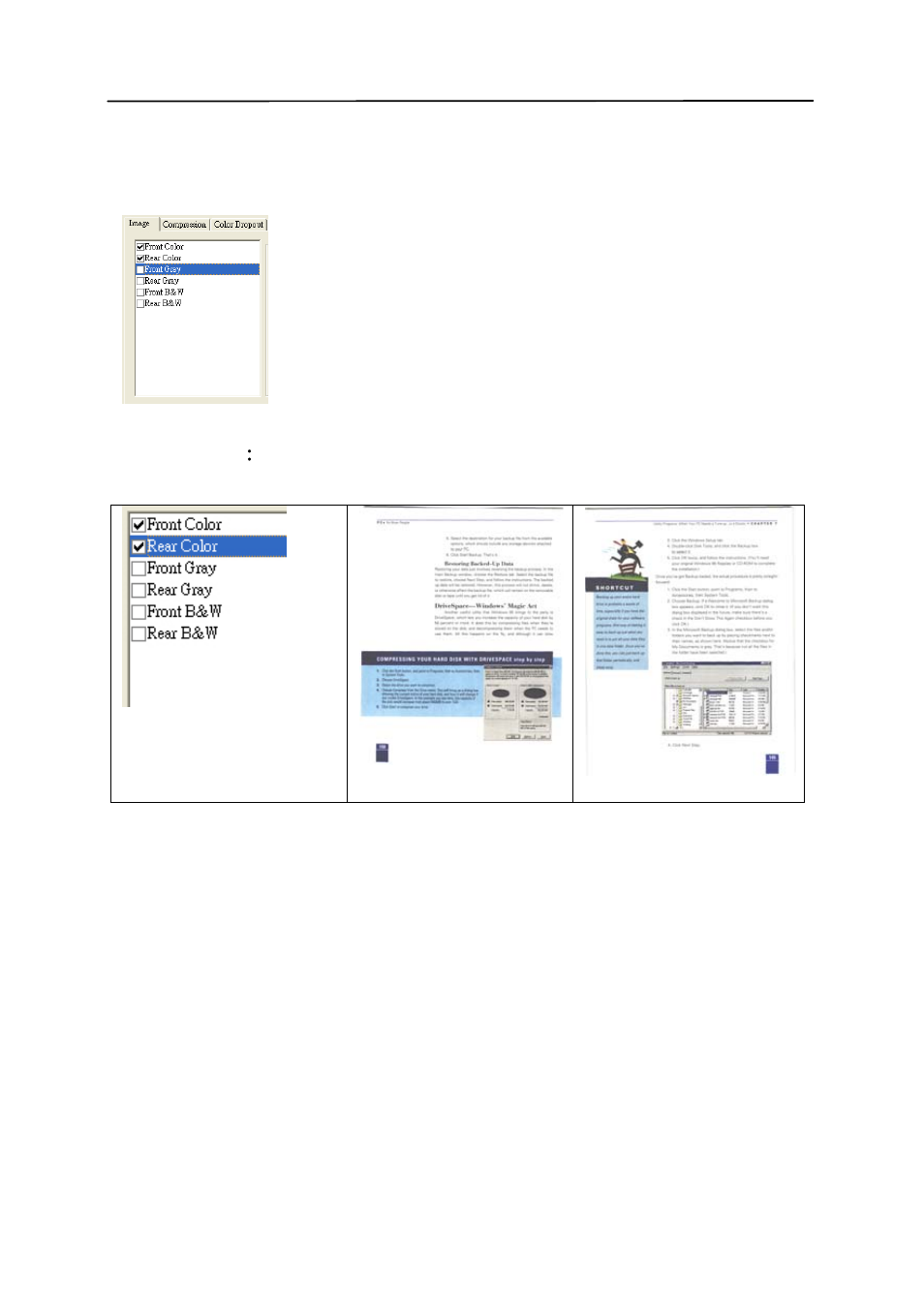 The image selection box, The image selection box -5 | Avision AV320 (FT-0604H) User Manual | Page 32 / 79