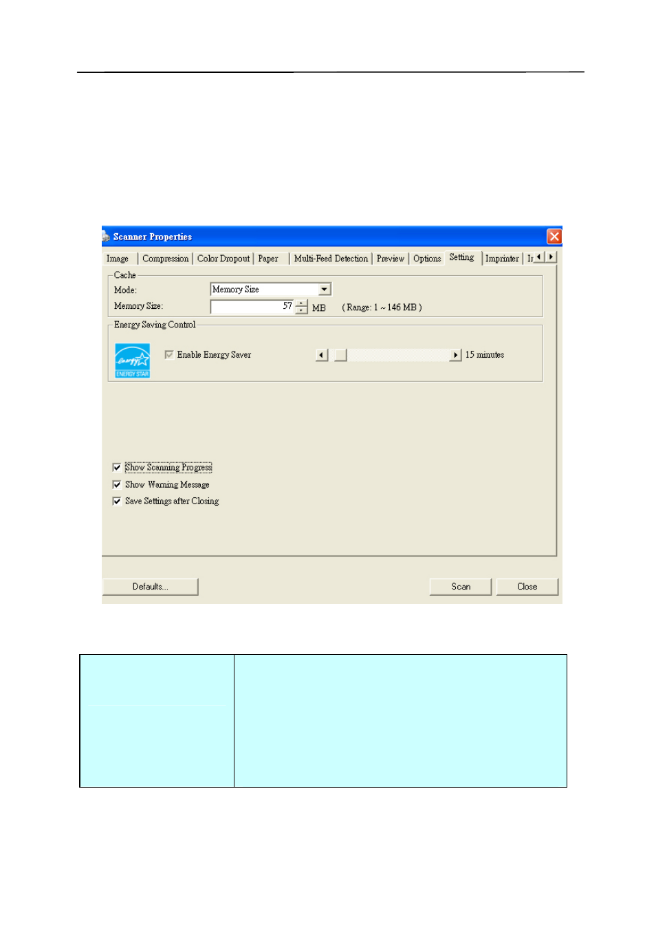 The setting tab -55 | Avision AV220D2+ (FF-0901H) User Manual | Page 81 / 106