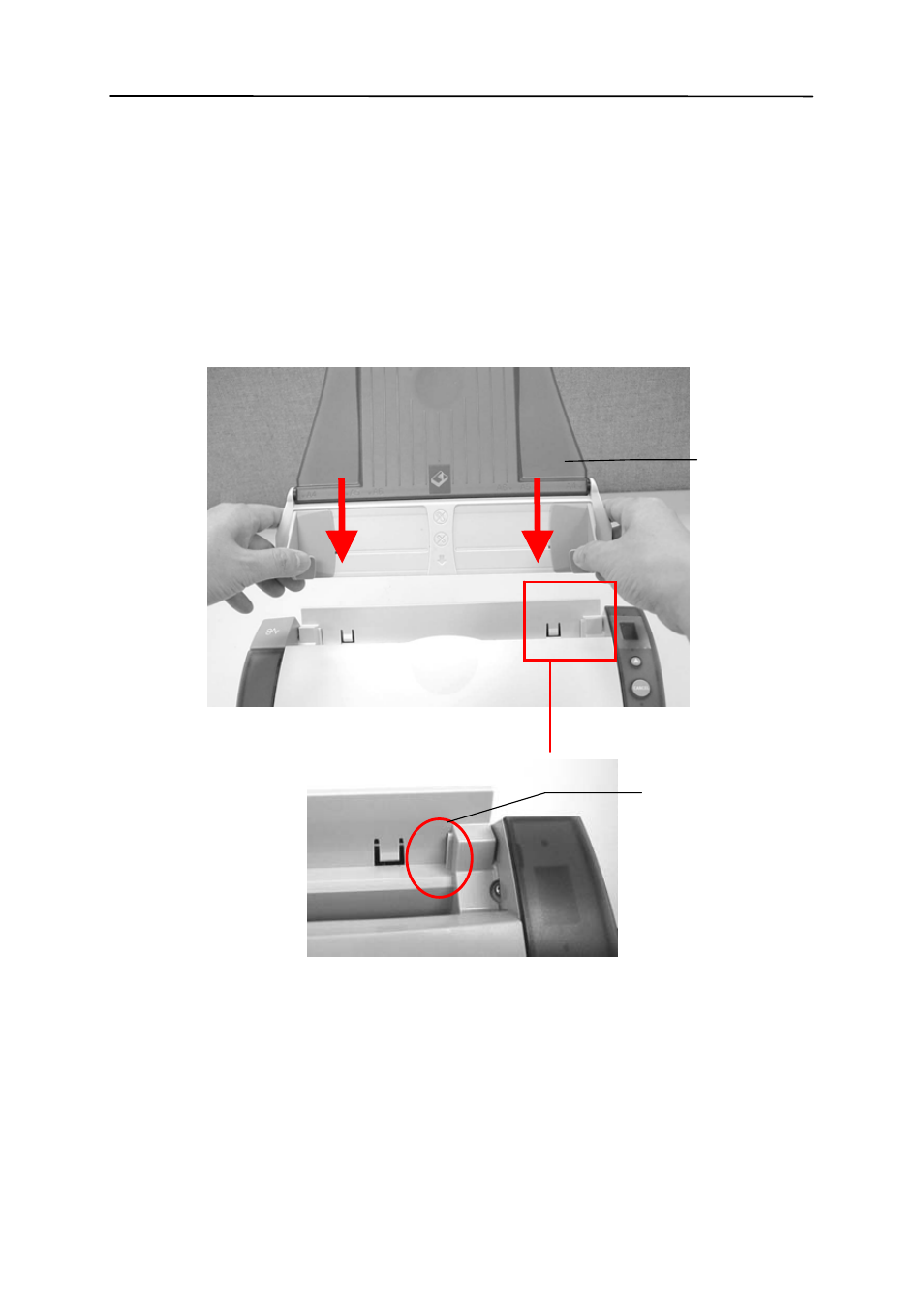 1 installing the adf paper tray, Installing the adf paper tray -2 | Avision AV210D2+ (FF-1001H) User Manual | Page 10 / 106