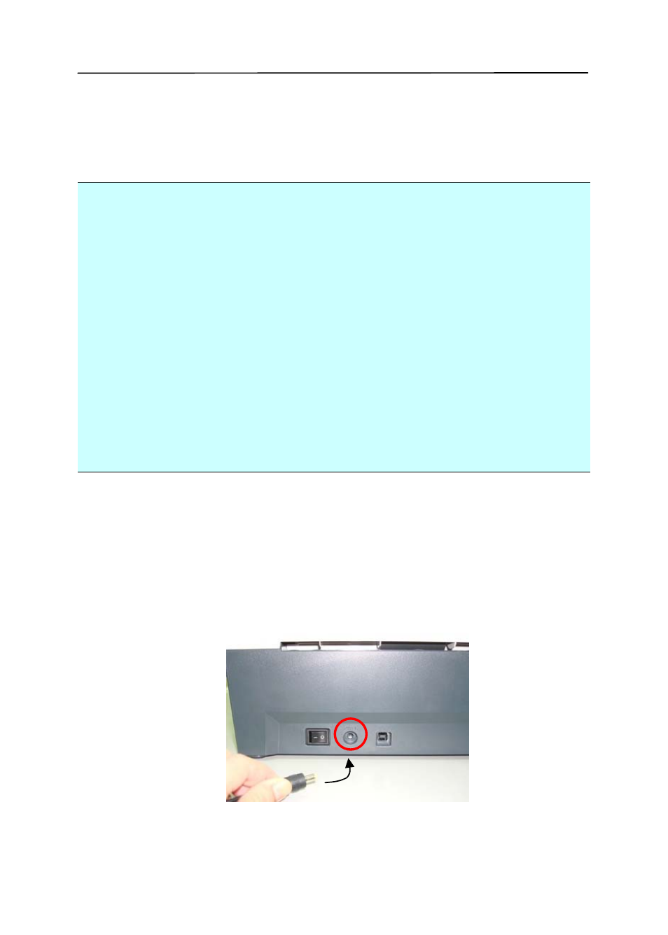 1 connecting to power, Installing the scanner driver and connecting the, Cables -5 | Avision AV210D2+ (FF-1001H) User Manual | Page 13 / 106
