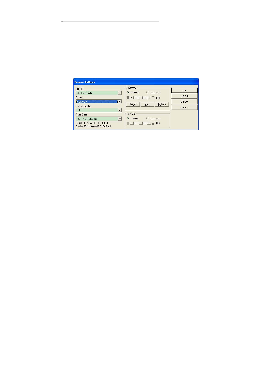 Isis interface operation | Avision AV210C2 (300400011) User Manual | Page 67 / 81