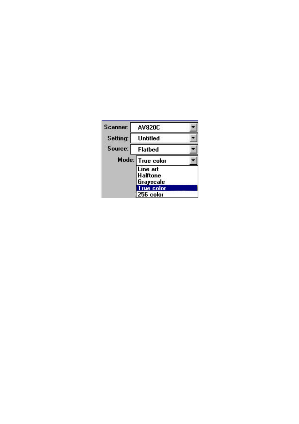 1 image type | Avision AV880C User Manual | Page 29 / 50