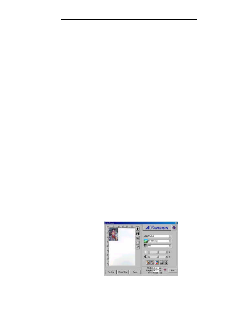 1 scanning operation | Avision AV8000S User Manual | Page 16 / 57