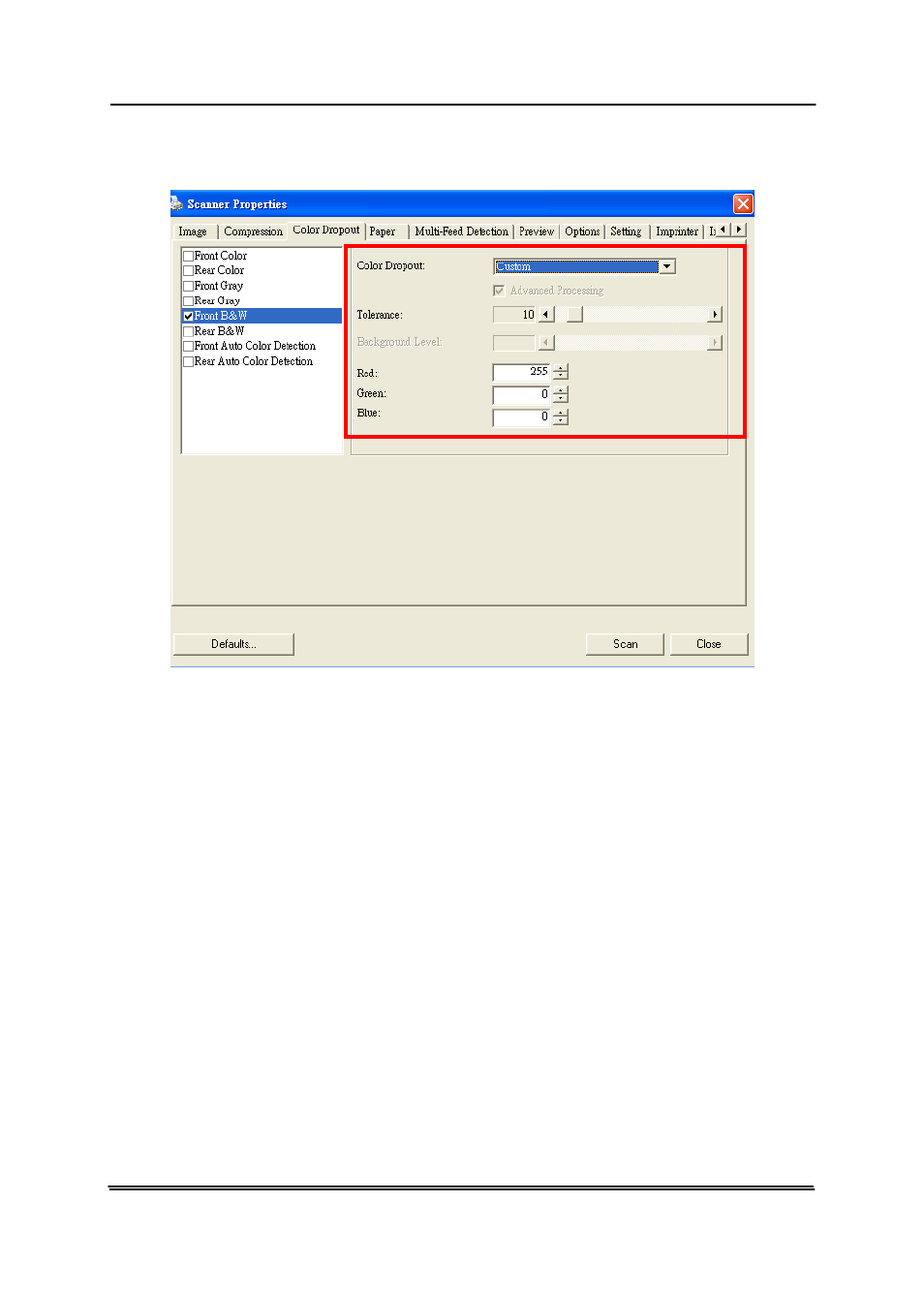 Avision AV620C2+ (DF-1015S/DF-1004S) User Manual | Page 48 / 115