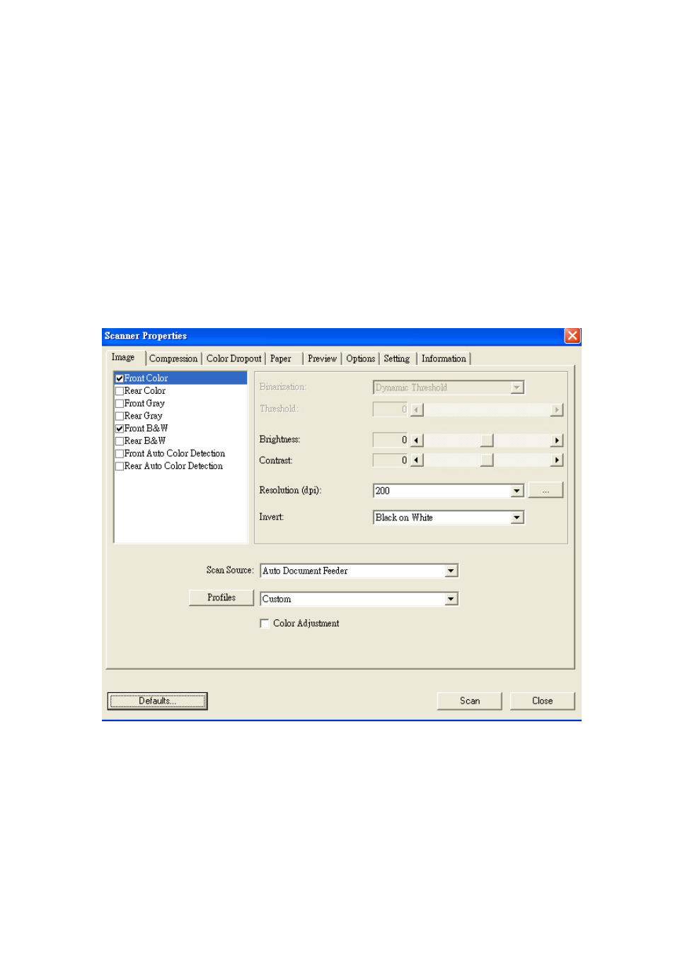 Avision AV6200 (DL-0710H) User Manual | Page 27 / 83