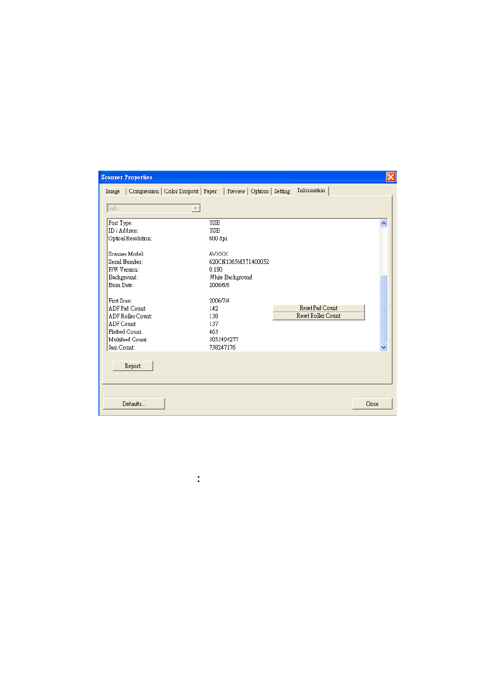 Avision AV610C2 (DF-0510) User Manual | Page 70 / 84