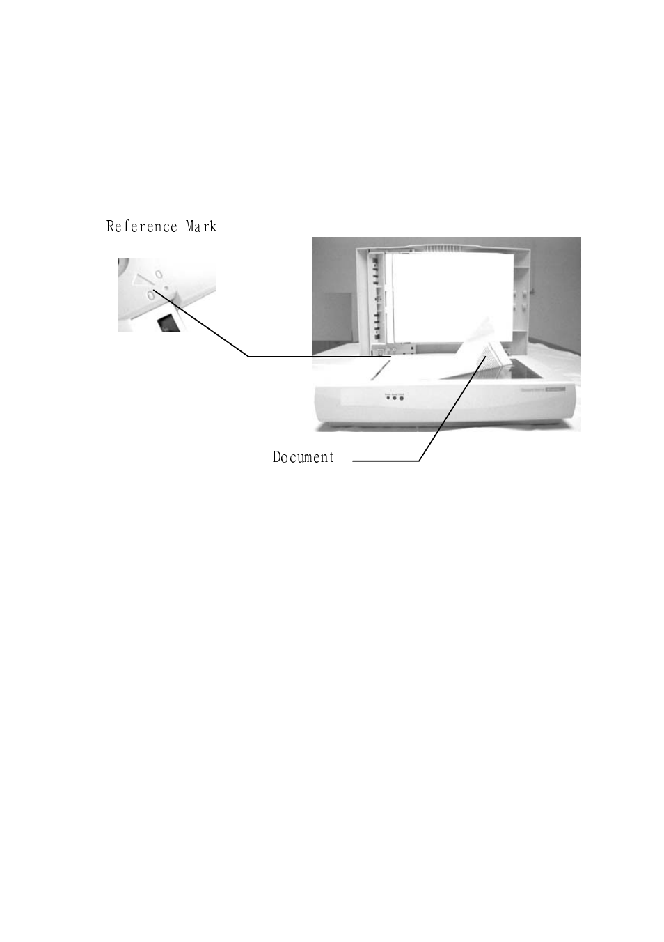 4 fixing paper on the glass board | Avision AV600U User Manual | Page 13 / 66