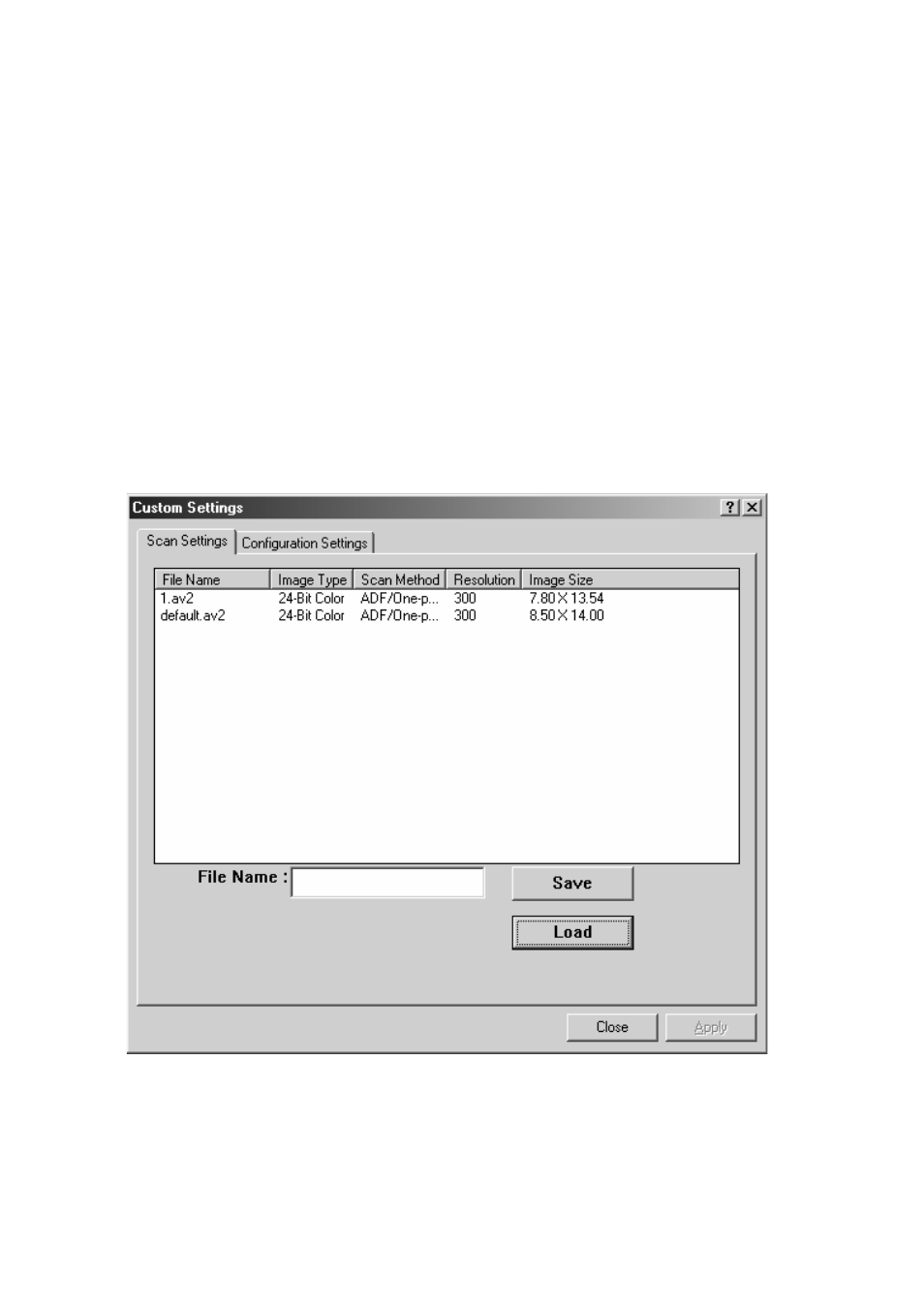19 custom settings | Avision AV600U User Manual | Page 51 / 66