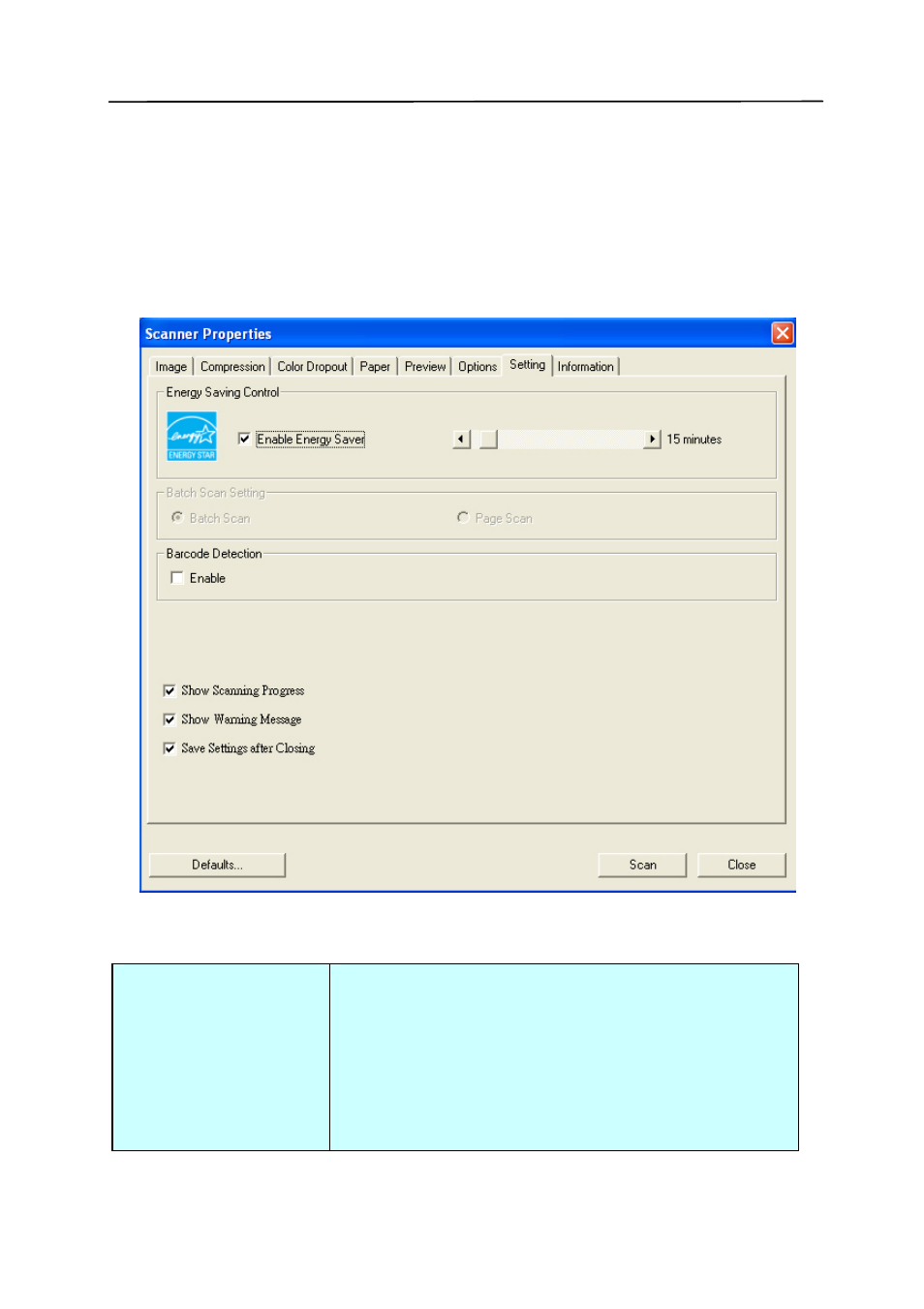 Avision AVA5 (BS-0801S) User Manual | Page 62 / 75