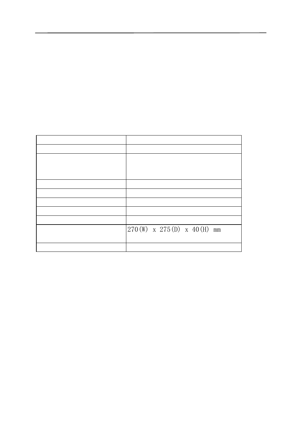 Specifications | Avision AVA5 (BS-0801S) User Manual | Page 75 / 75