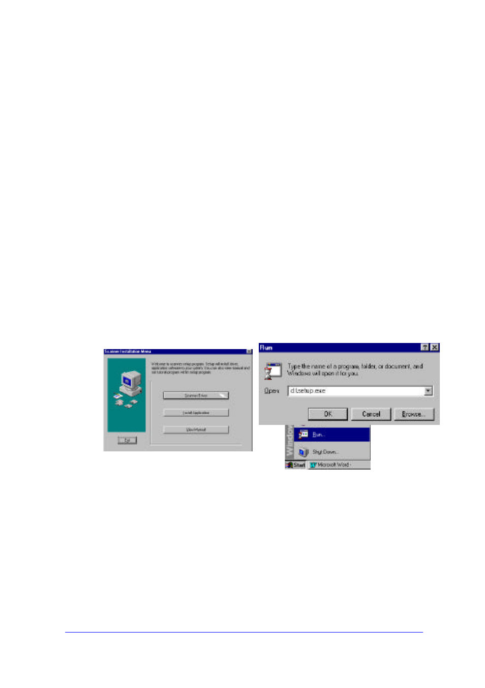 3 windows 95 | Avision AVA3 400 User Manual | Page 24 / 64