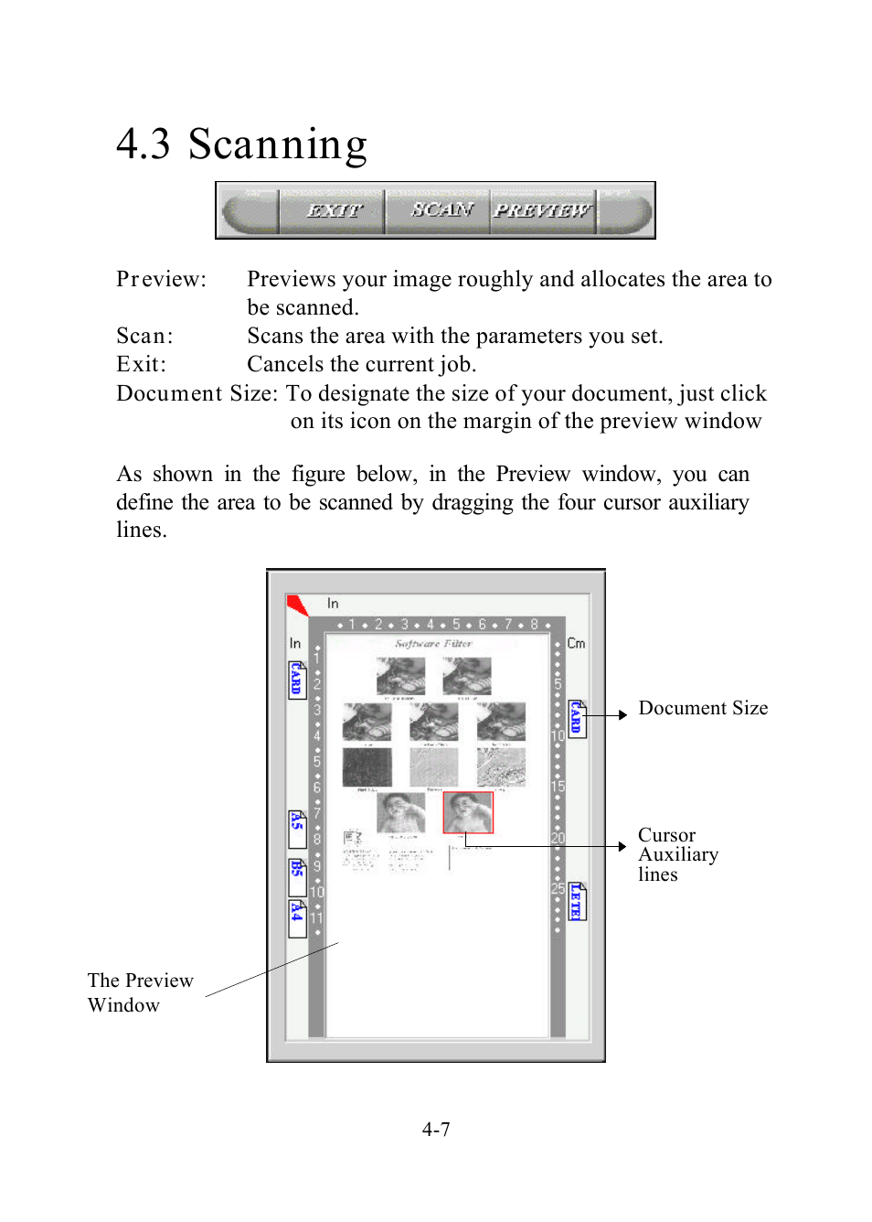 3 scanning | Avision AV360C User Manual | Page 21 / 31