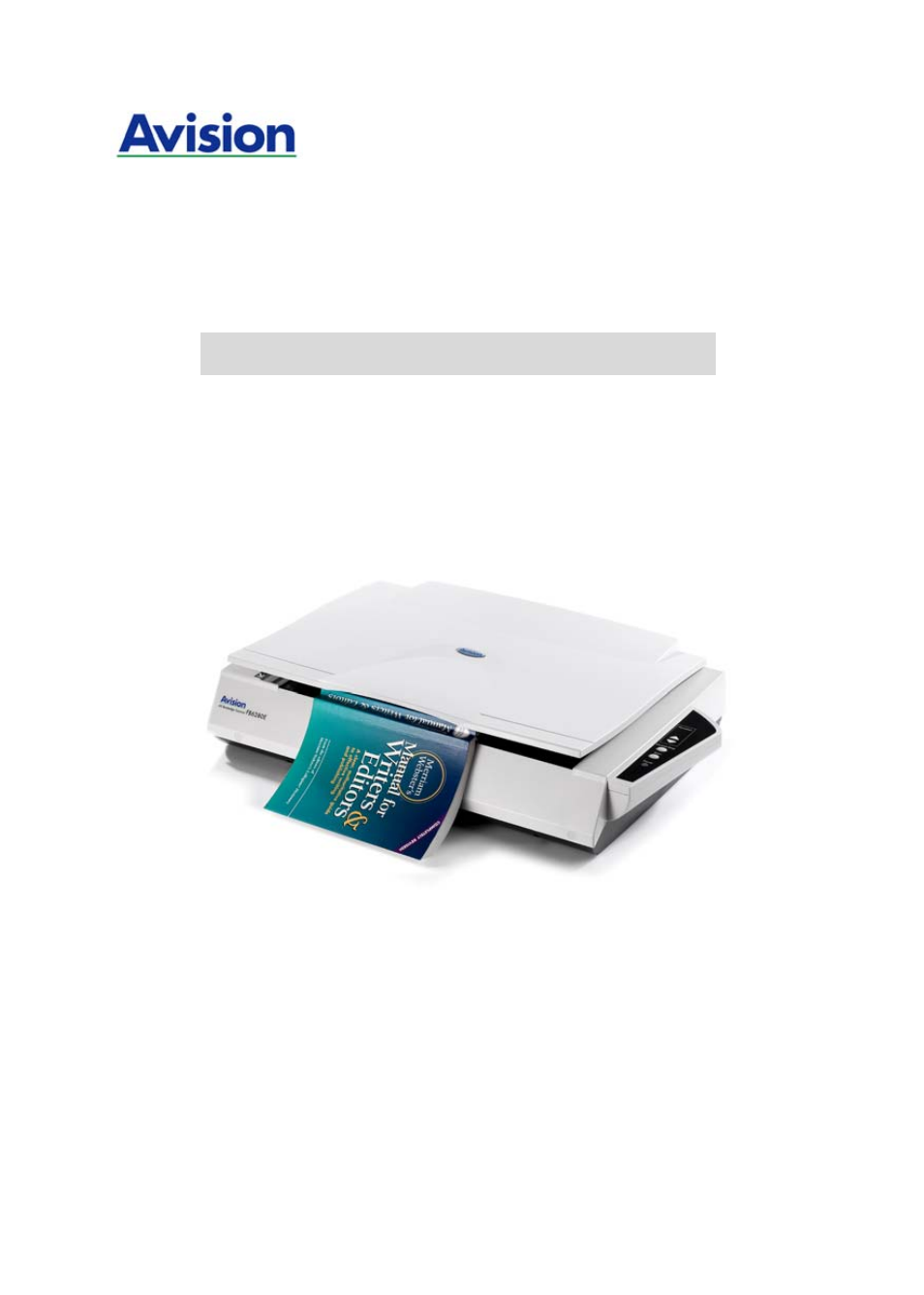 Avision FB6280E (BT-0911S) User Manual | 110 pages