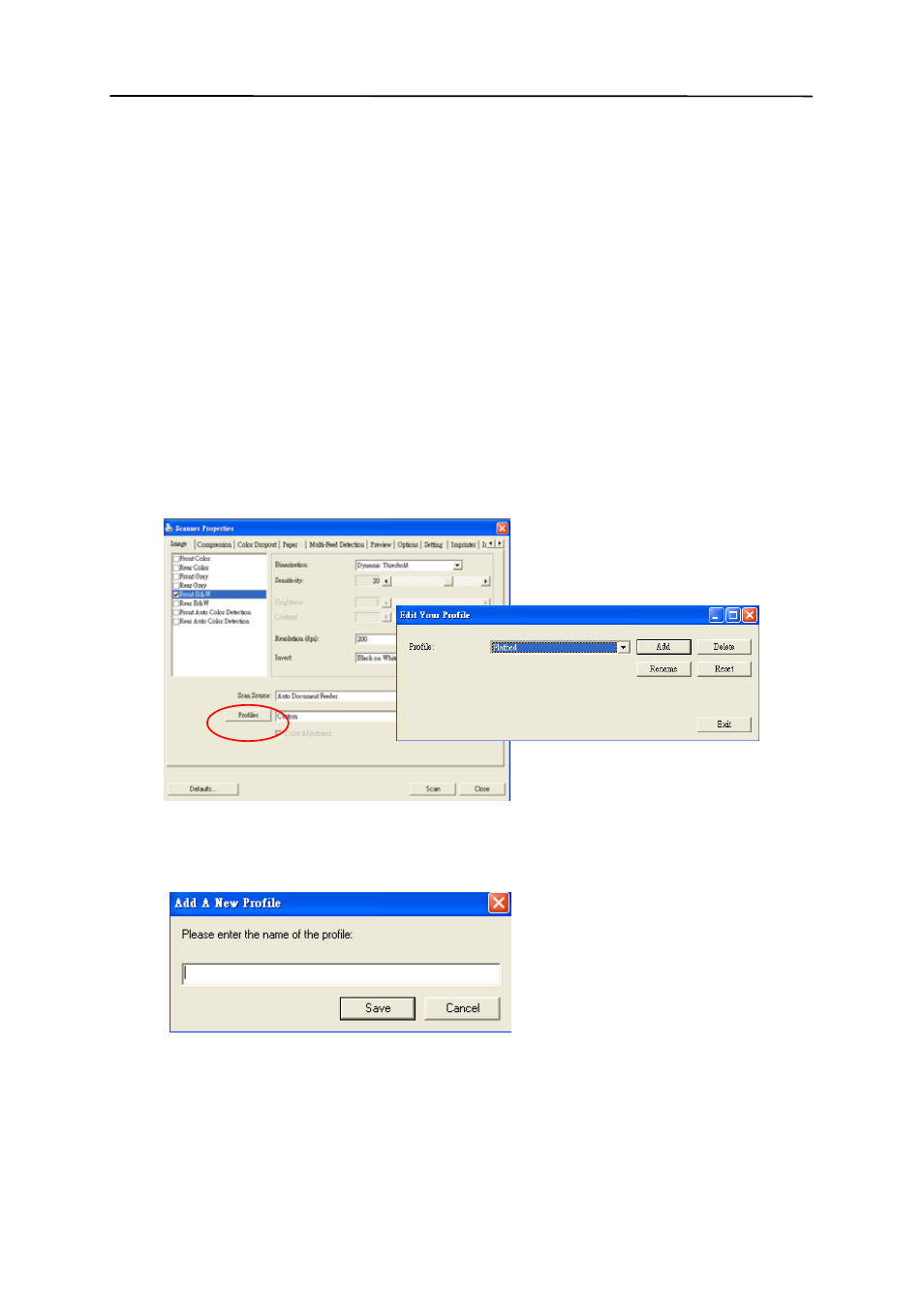 6 editing profiles | Avision FB6280E (BT-0911S) User Manual | Page 40 / 110
