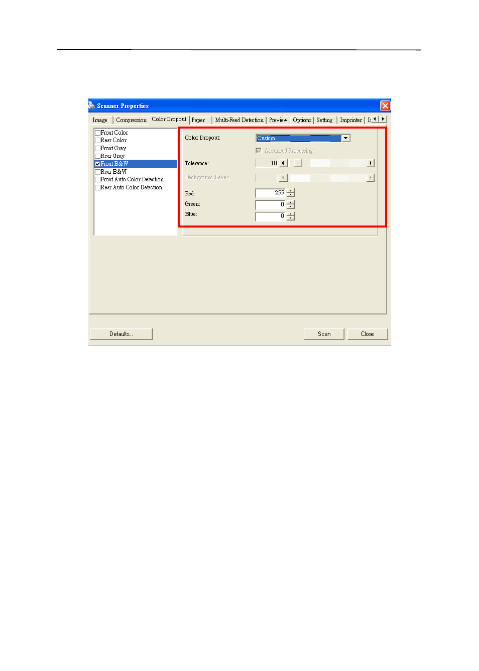 Avision FB6280E (BT-0911S) User Manual | Page 46 / 110