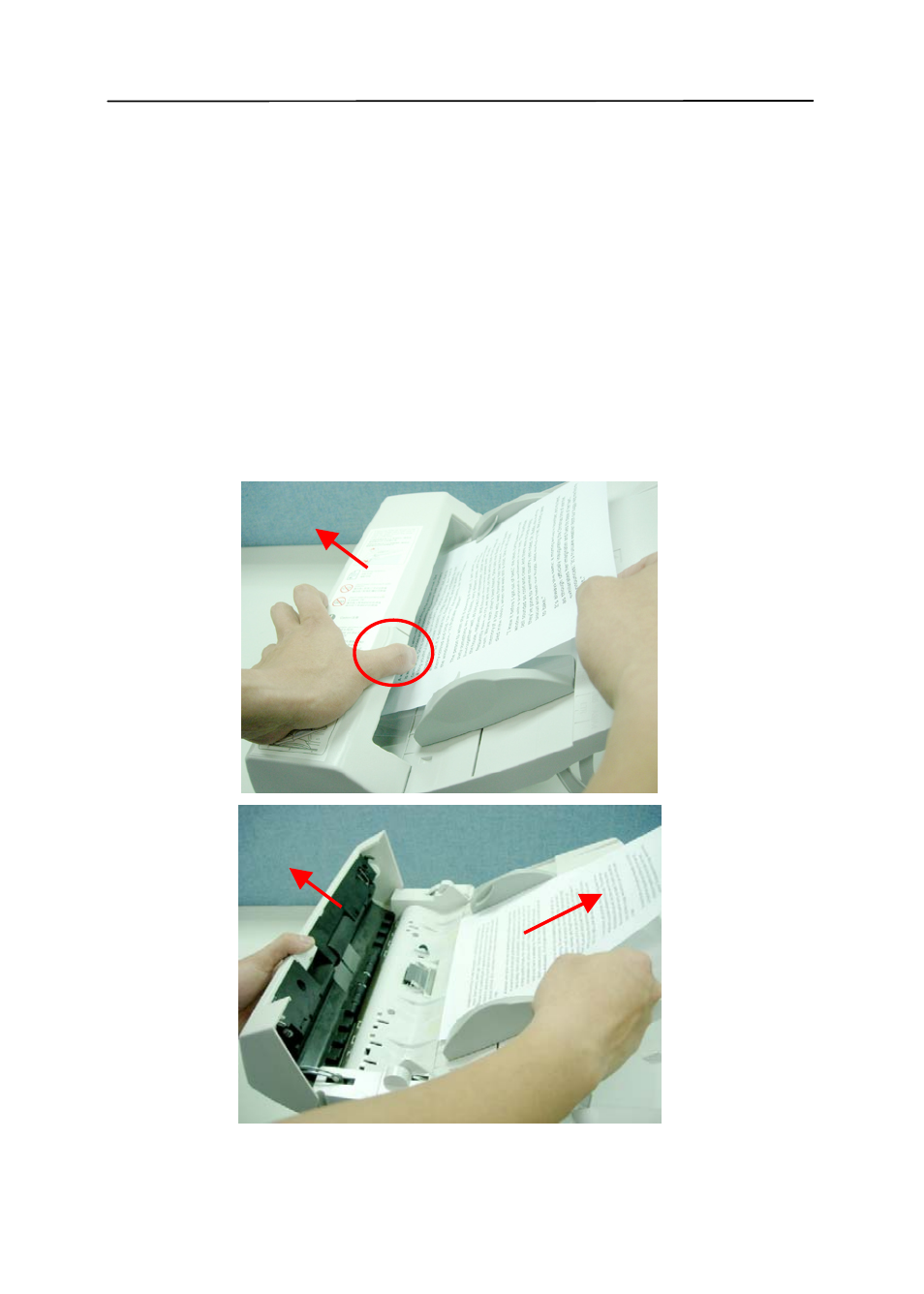 3 clearing a paper jam, Clearing a paper jam -5 | Avision FB6280E (BT-0911S) User Manual | Page 99 / 110