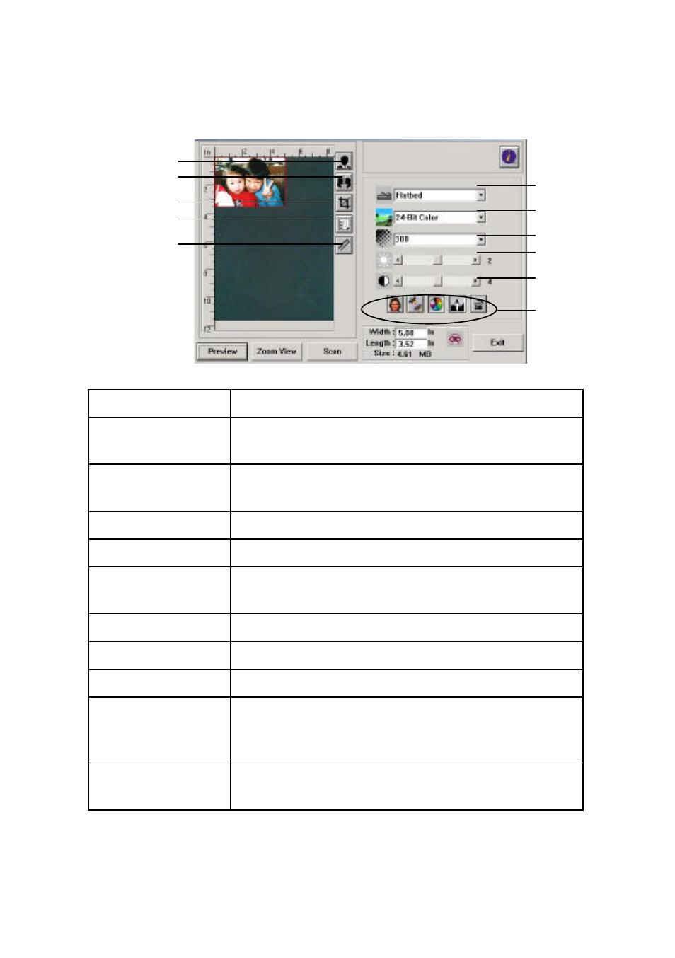 4 a glance of the user interface | Avision FB6000 User Manual | Page 18 / 41