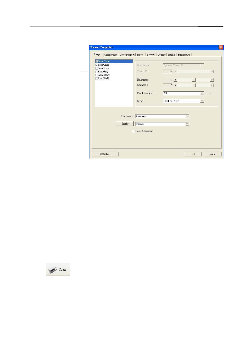 Avision FB1200 (BF-0709S) User Manual | Page 19 / 75