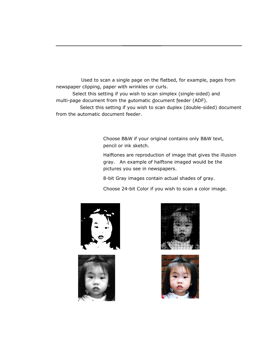 Using the basic features, Choosing your scan method, Selecting a proper image type | Avision @V2800 User Manual | Page 108 / 170