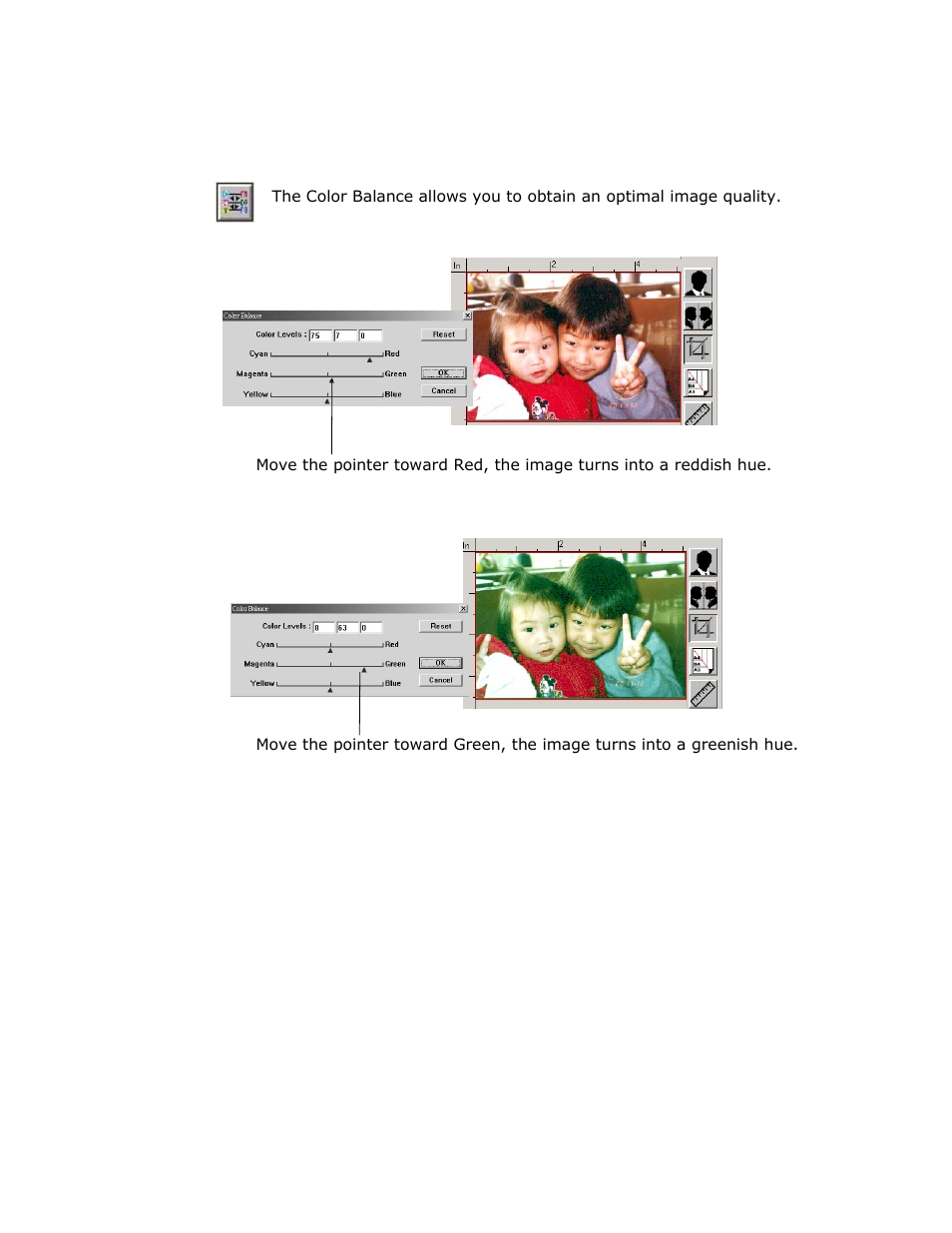 Using color balance | Avision @V2800 User Manual | Page 115 / 170