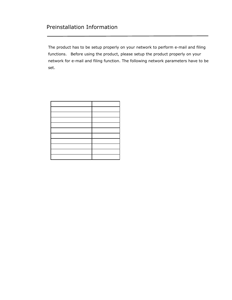 Preinstallation information | Avision @V2800 User Manual | Page 14 / 170
