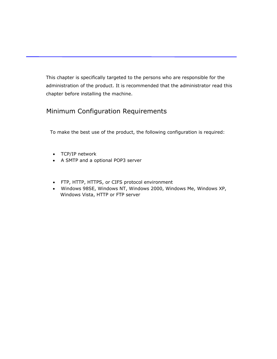 2 installing your machine, Minimum configuration requirements, Installing your machine | Avision @V2800 User Manual | Page 19 / 170