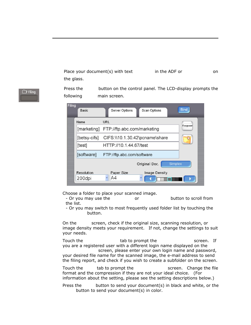 Advanced operation | Avision @V2800 User Manual | Page 91 / 170