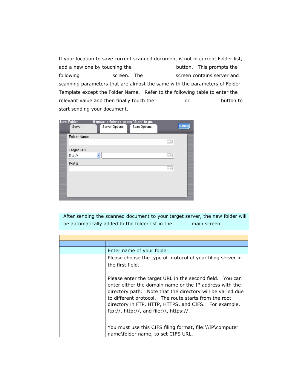 Adding a new folder | Avision @V2800 User Manual | Page 94 / 170
