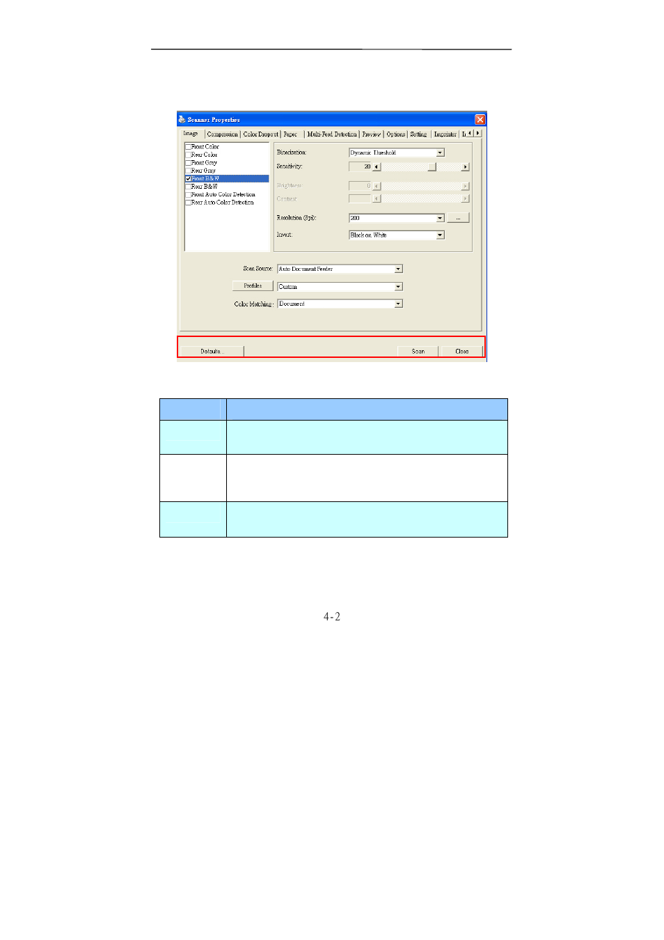 Avision IS1000 (BF-1008S) User Manual | Page 32 / 107